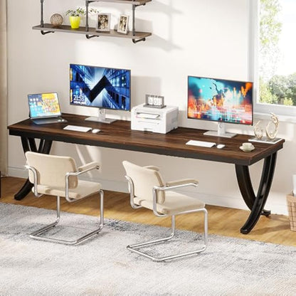 Vintage Bureau – Computertafel – Werktafel – Schrijftafel – Industrieel Bureau – 150 cm Groot – Verstelbare Lade-unit