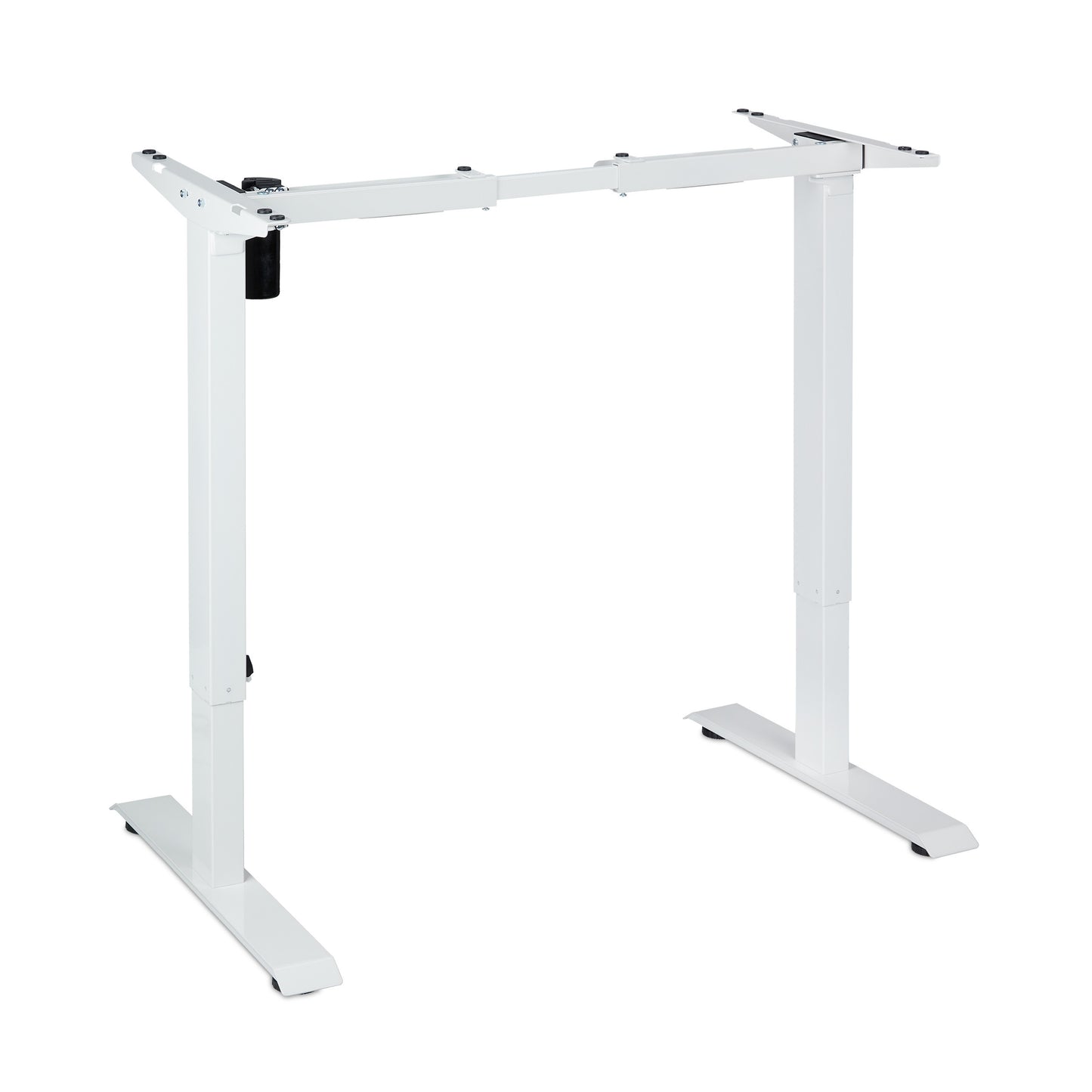 Elektrisch Tafelonderstel – Verstelbaar Bureau Onderstel – Zit-sta Bureauframe – Ergonomisch Bureau Onderstel – Wit – Hoogte 71-121 cm – Geheugenfunctie & Postuurherinnering