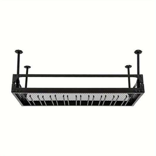 Wijnrek – Wandrek – Wijnhouder – Flessenrek – Wandwijnrek – Industrieel Zwart Metaal – Verstelbaar 35-55 cm Hoogte