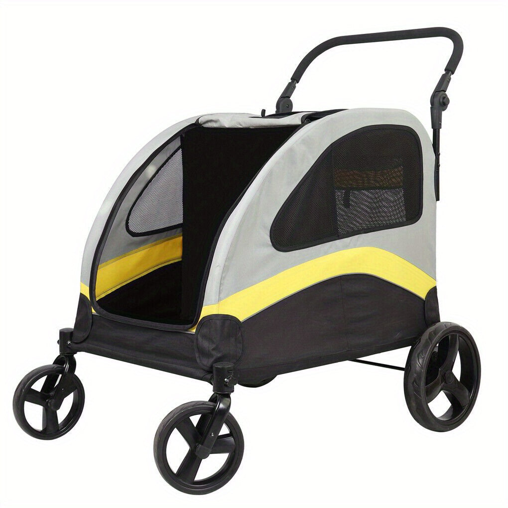 Hondenbench – Hondenkooi – Hondenhok – Dierenbench – Hondenbench Middelgroot – Stevig IJzeren Frame – Oxford Stof Bekleding 112x100x74 cm