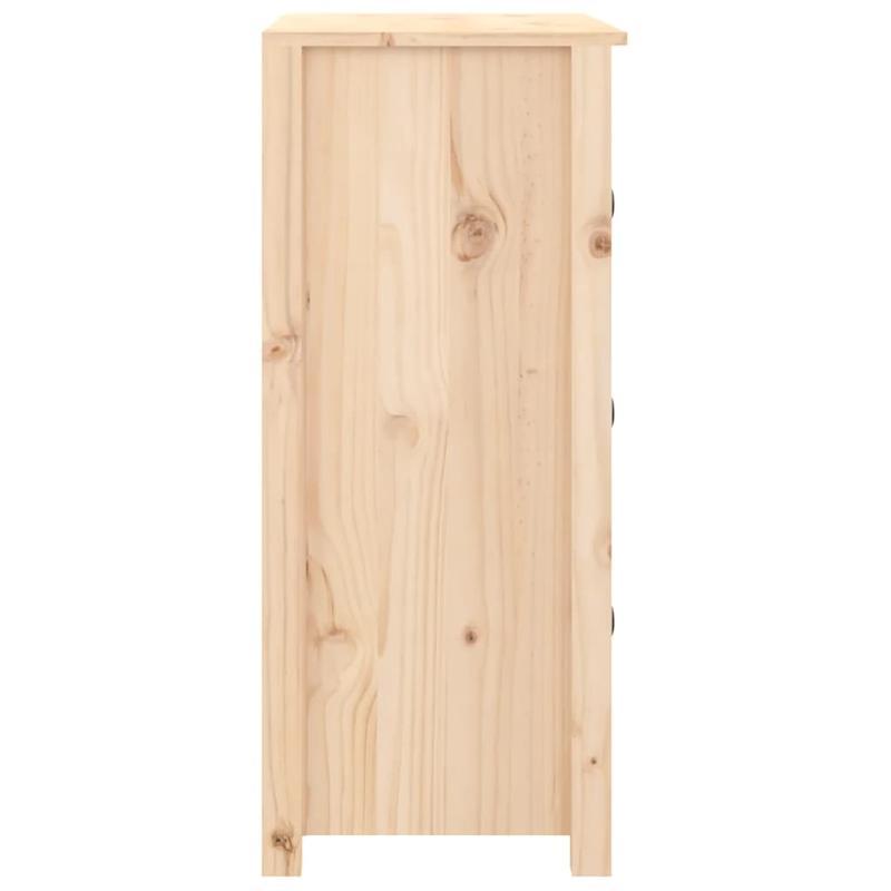 Dressoir 70X35X80 Cm Massief Grenenhout