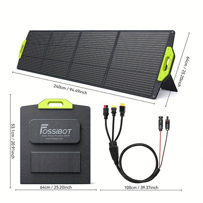 Draagbare Powerstation – Generator – Noodstroomvoorziening – Accupack – Zonne-energie Generator – 2048Wh LiFePO4 Batterij – 2400W Continu Vermogen
