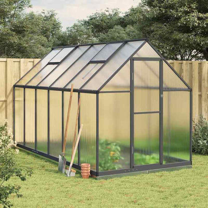 Aluminium Kweekkas – Tuinserre – Plantenkas – Groentekas – Serre – Stevige Aluminium Constructie – Ruim 334x169x202 cm