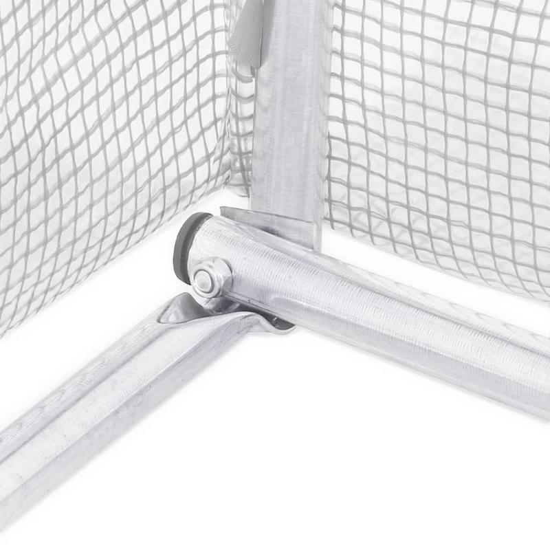 Kas – Serre – Kweekkas – Broeikas – Tuinkas – Witte Stalen Frame – 10 m² Ruimte – 5x2x2,3 Meter Groot