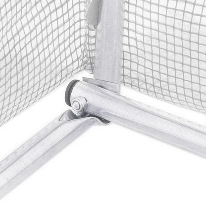 Kas – Serre – Kweekkas – Broeikas – Tuinkas – Witte Stalen Frame – 10 m² Ruimte – 5x2x2,3 Meter Groot