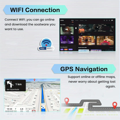 Android 13 Autoradio – Multimedia Systeem – In-Car Entertainment – Dashboard Unit – Car Stereo – 9 Inch Touchscreen – Draadloze CarPlay & Android Auto – Inclusief Achteruitrijcamera Met Microfoon - QUORE