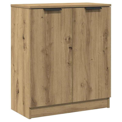 Dressoir – Opbergkast – Ladekast – Buffetkast – Sideboard – Modern Design – Eikenfineer & Spaanplaat – Ruime Opbergruimte ≥68,5 cm Hoog