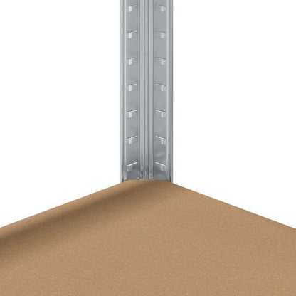 4-Laags Opbergrek – Opbergrek – Stellingkast – Opbergkast – Rek Metalen Frame – Stevig Staal En Hout – Compact Ontwerp