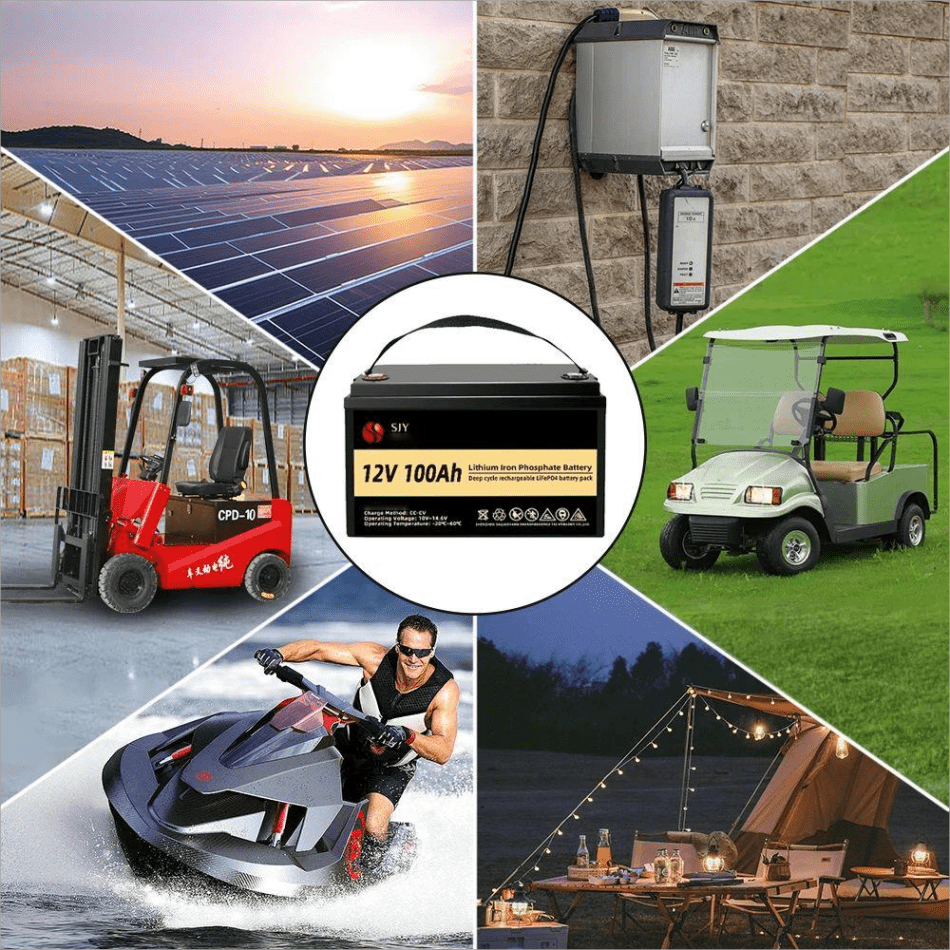 Li-ion Accu – Lithium Batterij – Caravan Accu – Camping Accu – Boot Accu – 12V 100Ah LiFePO4 – Smart Battery Management System