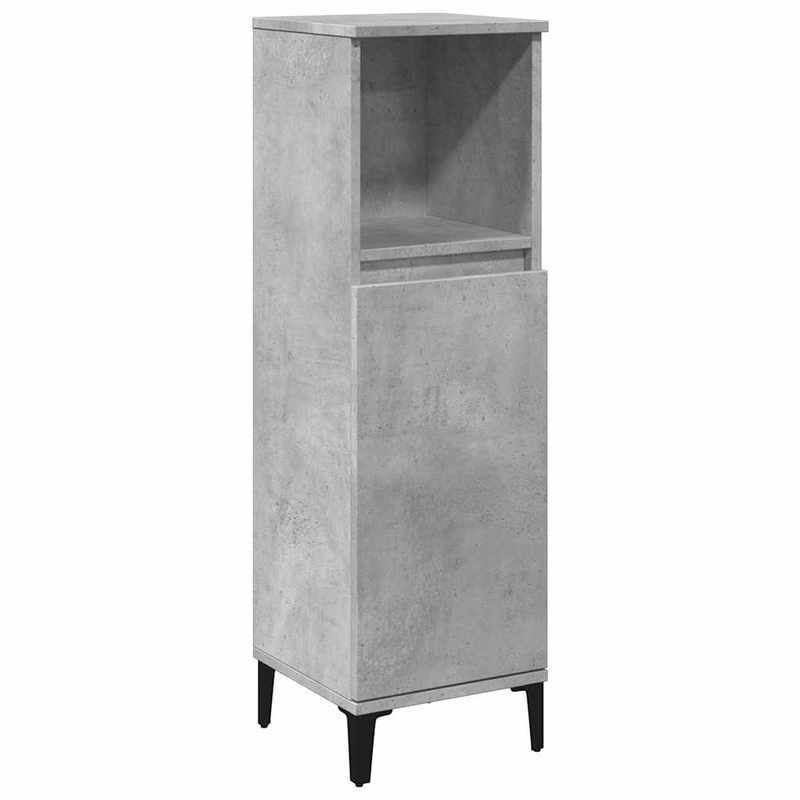 Hoekboekenkast – Hoekkast – Boekenrek – Opbergkast – Boekplank – Zwart Hout – 4 Lagen – 85x85x140 cm