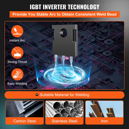 3-in-1 Lasmachine – MIG Lasser – TIG Lasser – MMA Lasser – Inverter Lasmachine – Digitale Display – Geavanceerde IGBT Technologie – Lichtgewicht 9,5 kg