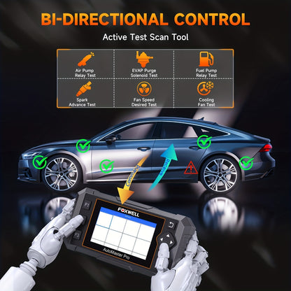 OBD2 Diagnose Scanner – Autodiagnose Tool – Foutcode Lezer – Auto Scanner – Auto Diagnostiek – USB Aansluiting – 25+ Reset Functies – Zonder Batterij