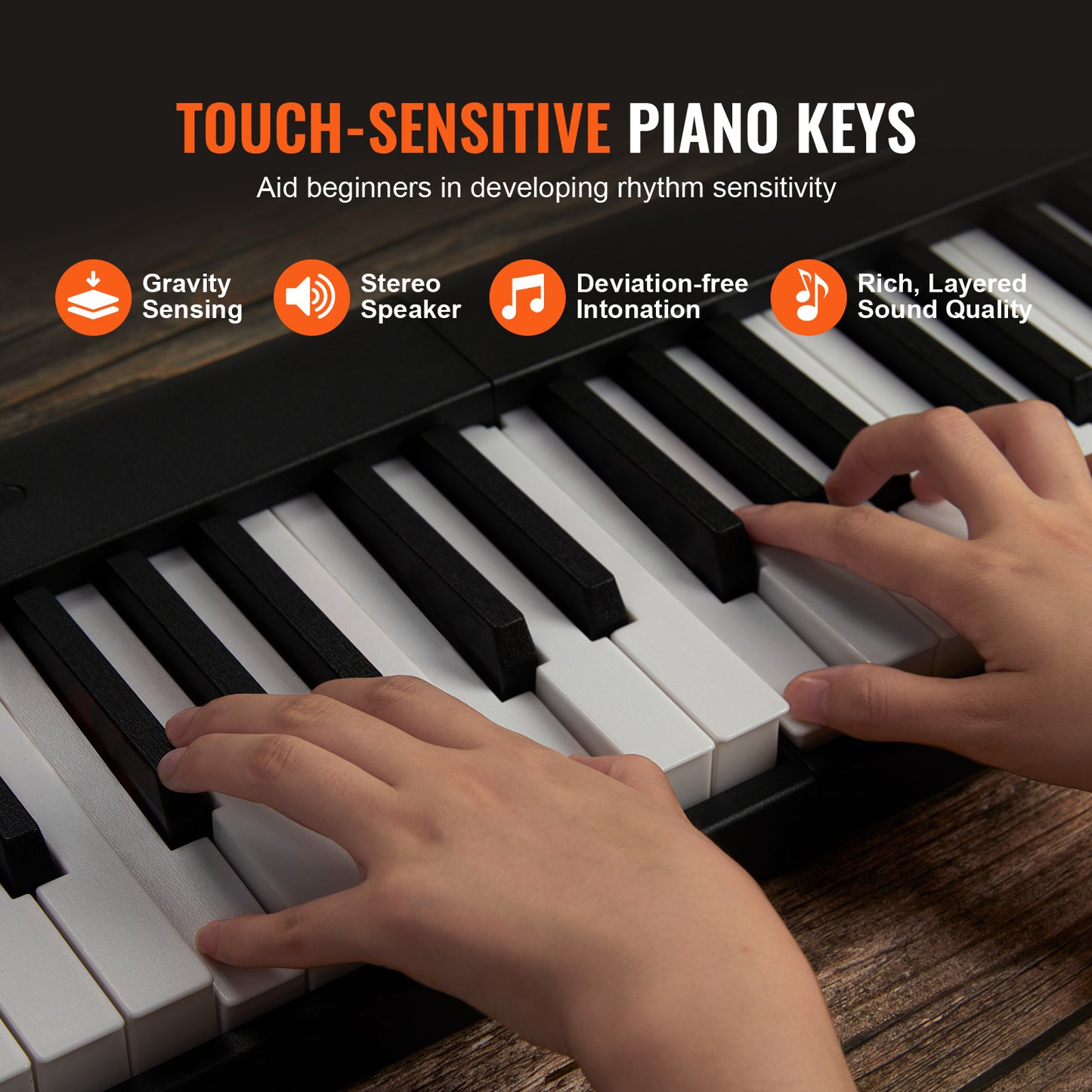 88 Toets Vouwbaar Keyboard – Draagbaar Piano Keyboard – MIDI Keyboard – Elektronische Piano – Opvouwbaar Keyboard – Bluetooth 5.0 Connectivity – Verstelbare Standaard