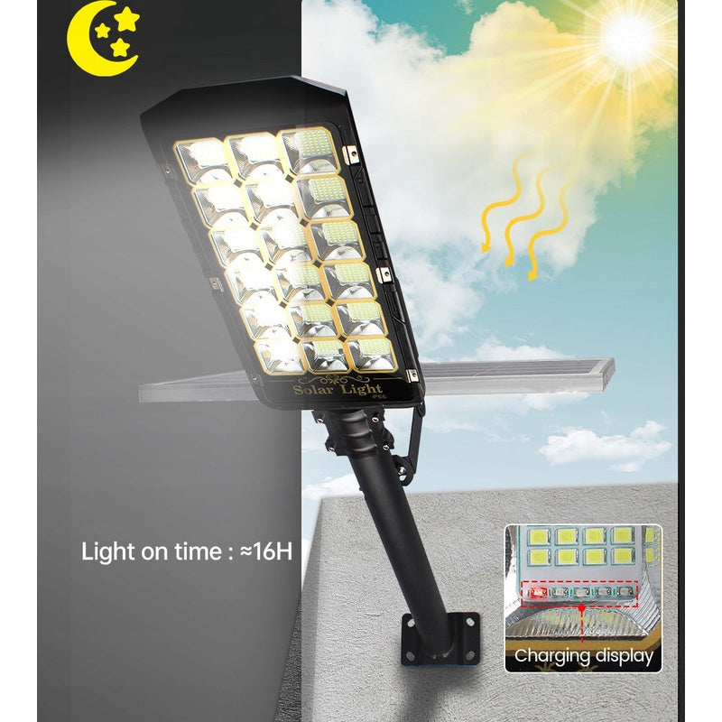 Zonnepaneellamp – Solar Buitenlamp – LED Straatlamp – Industriële Tuinverlichting – Draadloze Solar Lamp – 1000W Krachtige LED – 70Ah Lithiumbatterij