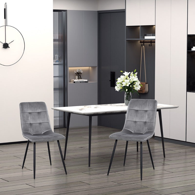 Eetkamerstoel – Stoel – Dining Chair – Keukenstoel – Tuinstoel – Verstelbare Hoogte – Ademend Linnen Bekleding