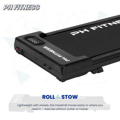 Loopband – Walking Pad – Treadmill – Wandelband – Hardloopband – Compact Design – 1,3PK Motor & Bluetooth bediening