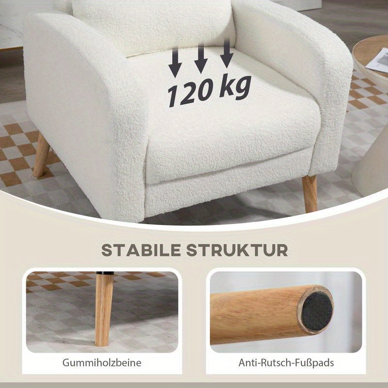 Leisure Chair, Comfortable Living Room Furniture, Multifunctional Seat, Suitable for Living Room, Bedroom, Dining Room, Corridor, Balcony. Perfect Home Decoration