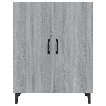 Sideboard 70x34x90cm processed wood gray sonoma oak colored Removable storage practical