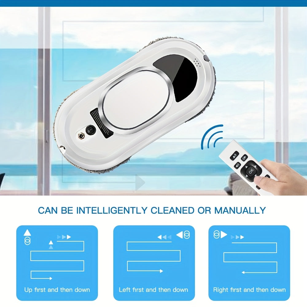 Raamrobot – Robot Ramenwasser – Ruitenreiniger – Elektrische Ramenwasser – Raamwisser – Automatische Waterspray – Krachtige Zuigkracht 5600Pa