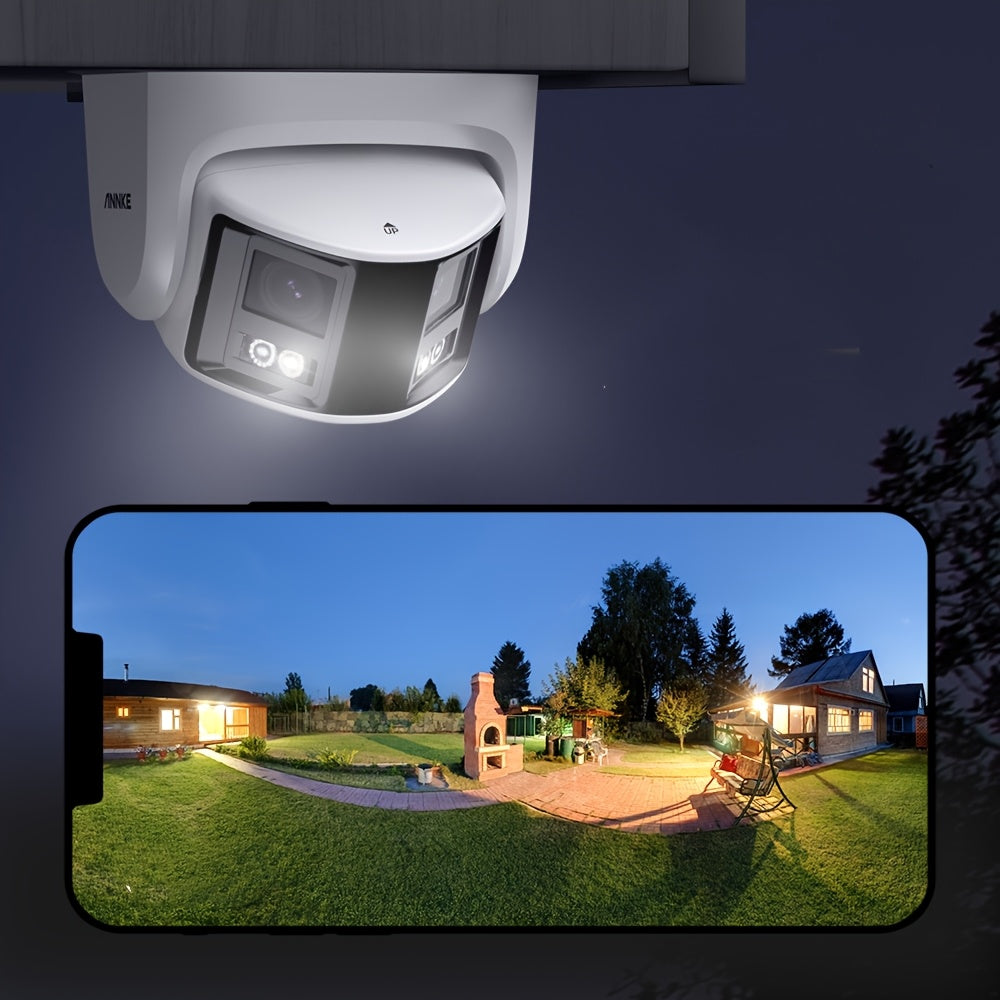 Bewakingscamera – Beveiligingscamera – Camerabewaking – Buitencamera – Dual Lens – 6MP Resolutie – Kleurennachtzicht met 2-weg Audio