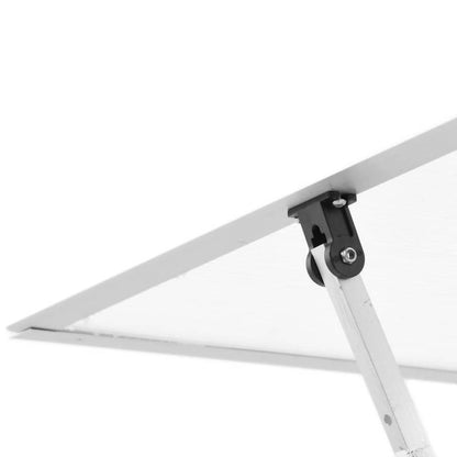 Kassenframe – Serre – Tuinkas – Groentekas – Mini Kas – Aluminium Frame – Zilverkleurige Basis – 224x169x202 cm – Weerbestendig & Ruim