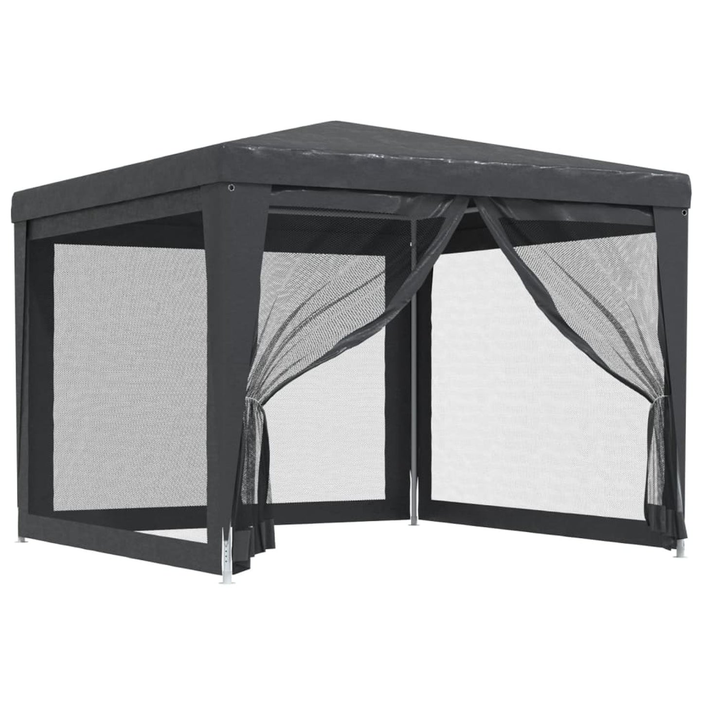 Partytent – Tent – Paviljoen – Overkapping – Luifel – 3x3 Meter – Ademend Gaas Met Stevig Inklapbaar Frame