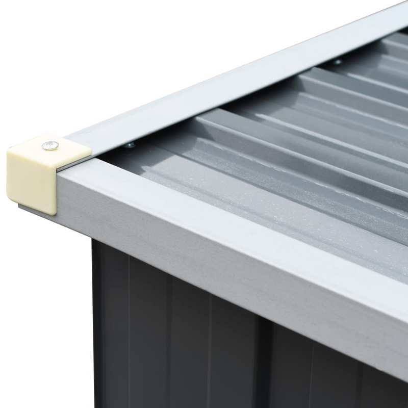 Houtberging – Houtopslag – Brandhoutrek – Haardhoutopslag – Buitenberging – Verhoogde Lattenvloer – Weerbestendig Verzinkt Staal – 330x84x152 cm