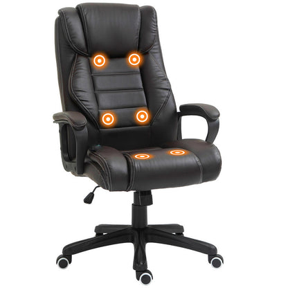 Ergonomische Bureaustoel – Kantoorstoel – Bureaustoel Met Massage – Werkstoel – Comfortabele Stoel – Verstelbare Hoogte – Verstelbare Rugleuning – Stevig Metalen Frame – Gewatteerde Zitting