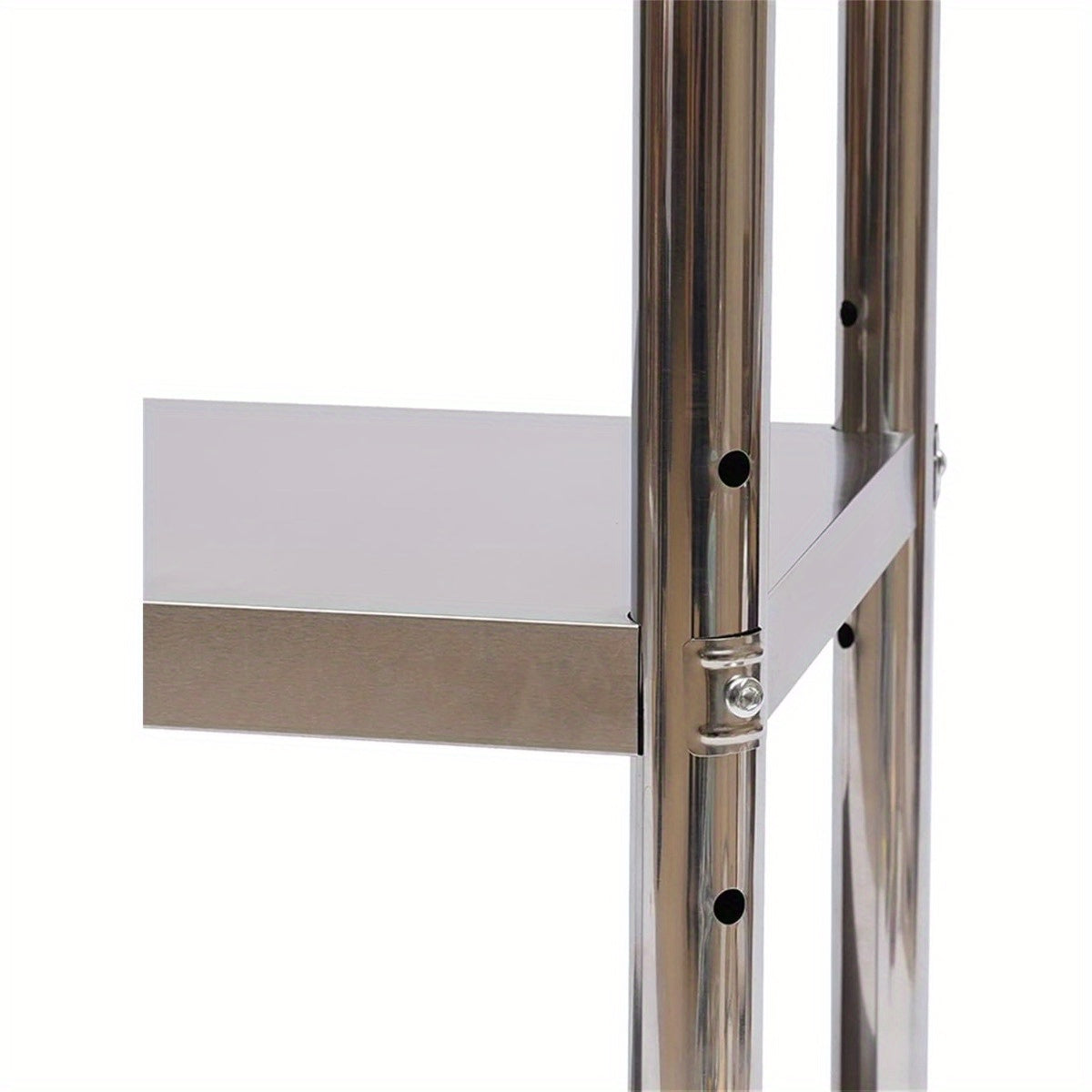 Keukenrek – Opbergrek – Rek Voor Keuken – Stelling – Kastorganizer – Roestvrij Staal – Draagvermogen 50 kg – 80x80x40 cm