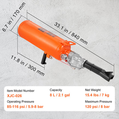 Bandenblazer – Bandenspoeler – Bandenpomp – Bandenvulpistool – Luchtbandenspoeler – Max. 120 PSI – Aluminium Met Veiligheidsklep