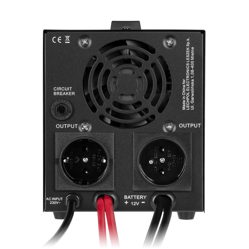 Noodstroomomzetter – Inverter – Stroomomzetter – Accu Omvormer – UPS – 700W Zuivere Sinusgolf – Drie Gebruiksmodes & LED-Display