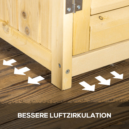Tuinhuisje – Tuinkast – Tuinschuur – Gereedschapsschuur – Buitenberging – Houten Constructie – Weerbestendig Asfaltdak – Ventilerende Dubbele Deuren