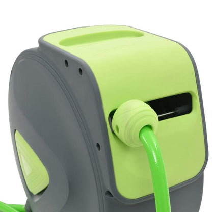 Automatische Tuinslanghaspel – Slanghaspel – Tuinslang Oproller – Muurhaspel – 20 Meter Slang – Automatisch Oprolmechanisme – 180 Graden Draaibaar