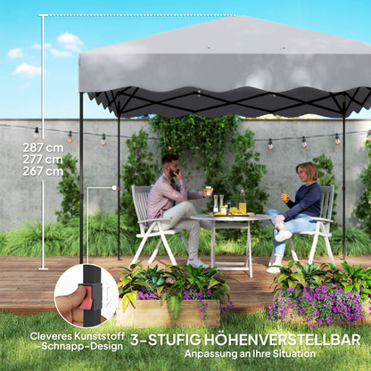 Partytent – Paviljoen – Feesttent – Tuinent – Vouwtent – 3x3 Meter – Waterdicht Oxford Stof Met UPF50+ UV-Bescherming