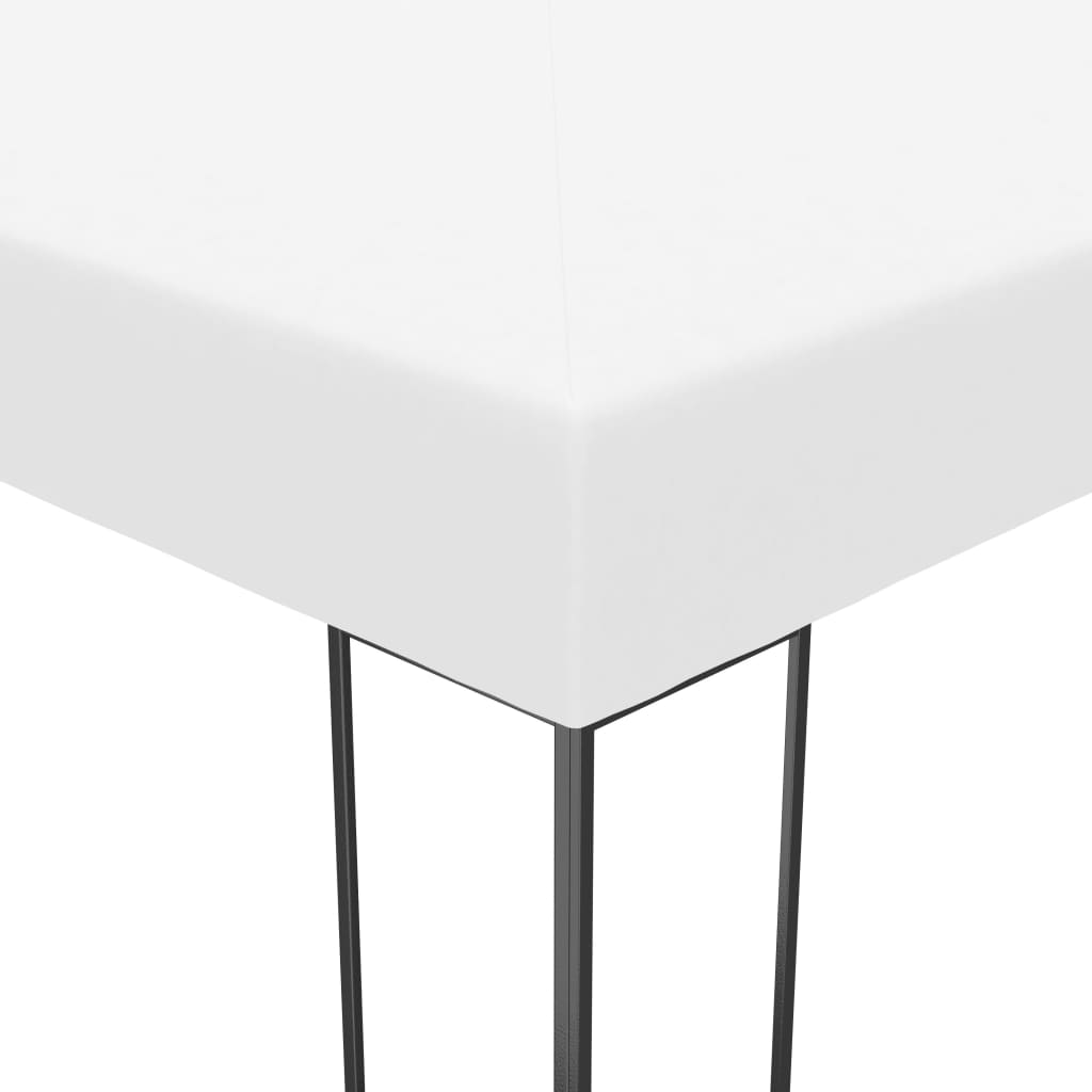 Tuinprieel – Tuinoverkapping – Partytent – Buitenkamer – Zonwering – Stalen Frame – Polyester Dak 3x4 m Wit