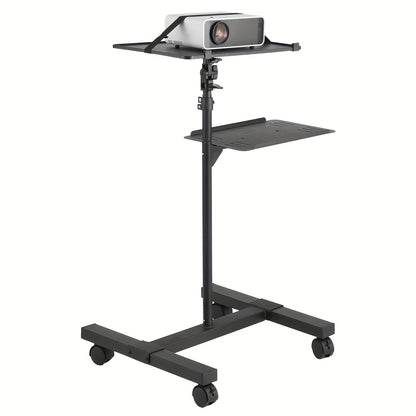 Projectiebeugel – Projectorstandaard – Vloermontage – Beamerhouder – Statief – Hoge Draagkracht 39,92 kg – Verstelbare Hoogte & H-Vormige Basis