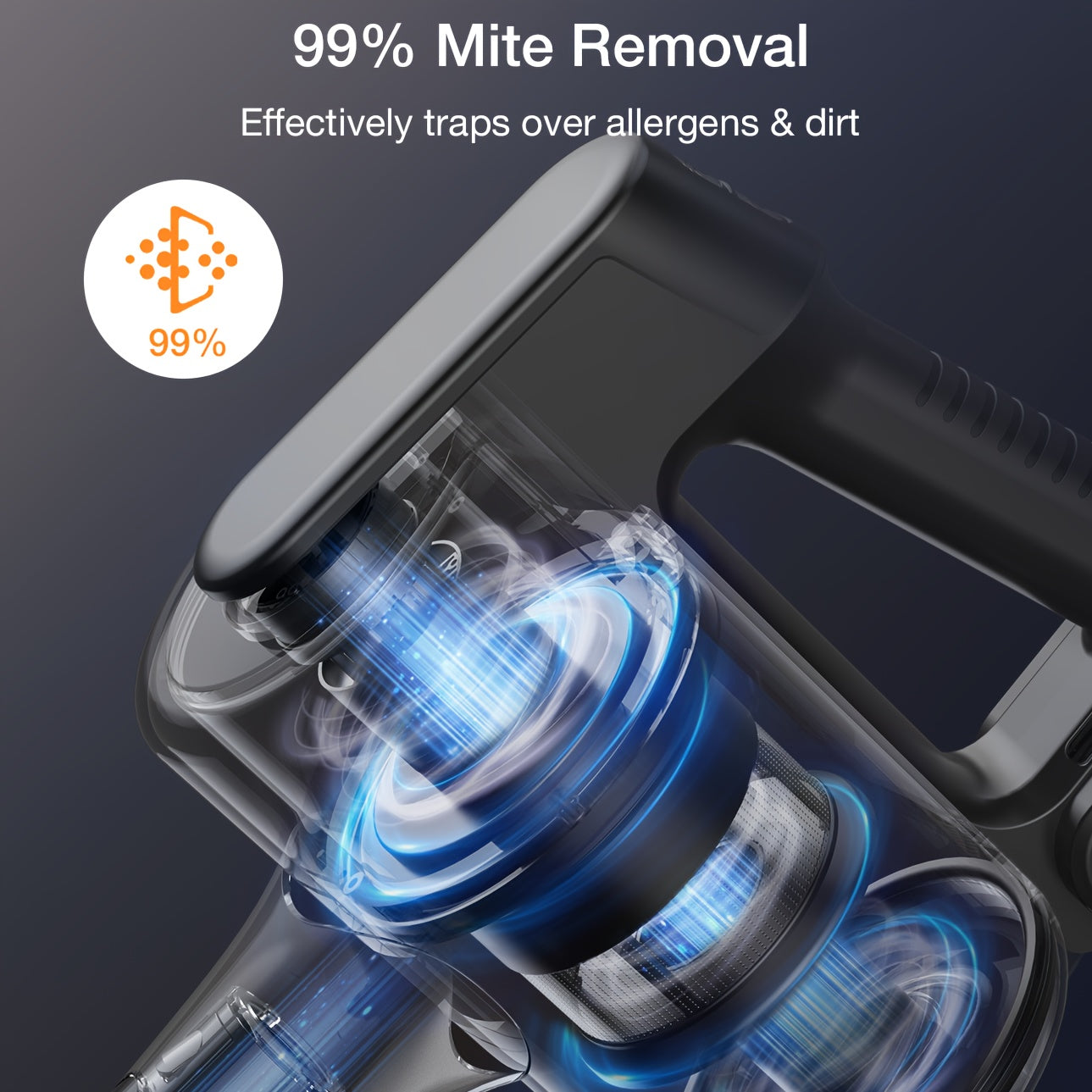 Steelstofzuiger – Draadloze Stofzuiger – Handstofzuiger – Steelstofzuiger Zonder Snoer – Cordless Vacuum Cleaner – Lichtgewicht Design – Krachtige Zuigkracht 30 kPa