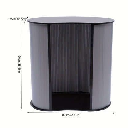 Mobiele Balie – Receptiebalie – Beursbalie – Promotiebalie – Presentatietafel – Compact en Lichtgewicht – Inclusief Draagtas