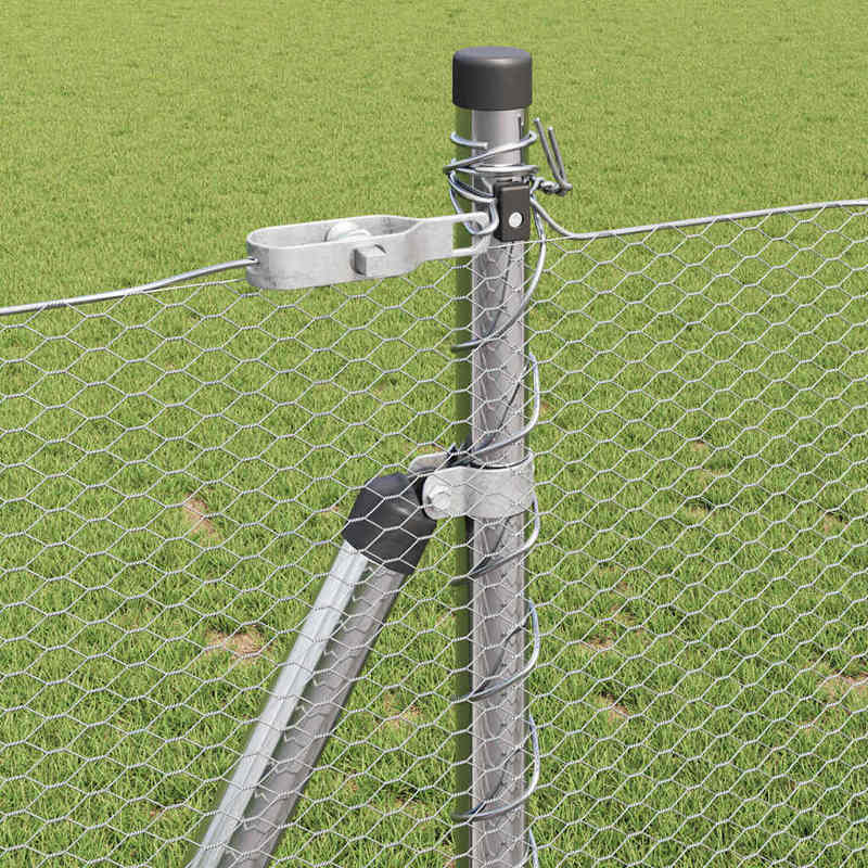 Solid Fence with Silvery post 0.8 x 25m PVC-coated steel, Privacy Fence, Modern Fencing, Sleek Metal Fence, Metal Fence Panel, Landscape Designers, Homeowners