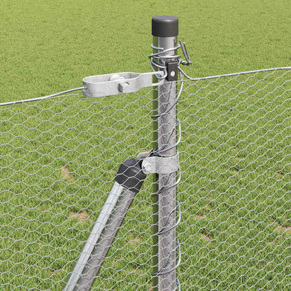 Solid Fence with Silvery post 0.8 x 25m PVC-coated steel, Privacy Fence, Modern Fencing, Sleek Metal Fence, Metal Fence Panel, Landscape Designers, Homeowners