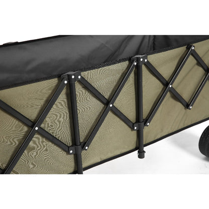 Inklapbare Transportwagen – Vouwkar – Tuinkar – Strandwagen – Laadwagen – 300 Liter Inhoud – Zware Last Tot 99,79 KG