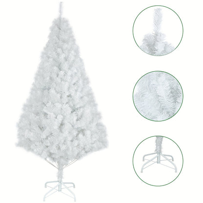 Kunstkerstboom – Kunstboom – Nepspar – Kerstboom Wit – Kunstnaaldboom – 180 cm Hoog – Stevige Metalen Standaard – Duurzaam & Onderhoudsvrij