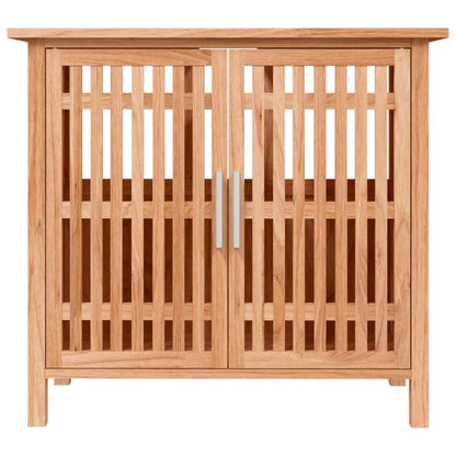 Badkamermeubel – Wastafelmeubel – Wastafelonderkast – Badmeubel – Wasbakmeubel – Compact 66x29x61,5 cm – MDF Met Walnoot Houtnerf