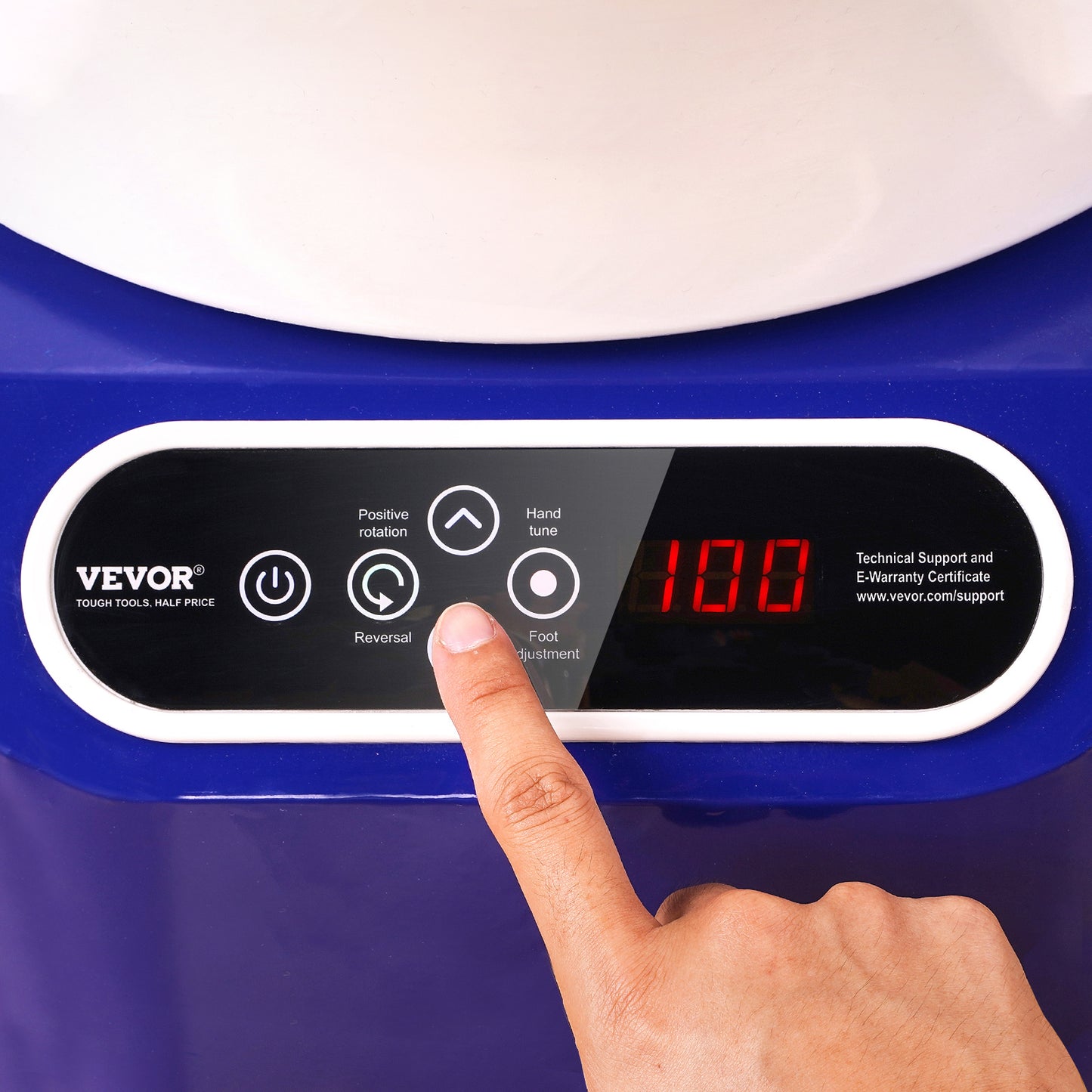 Pottenbakkersschijf – Keramiekschijf – Drechselbank – Boetseermachine – Keramiekdraaiplateau – 450W Motor – 28 cm Aluminium Draaiplateau
