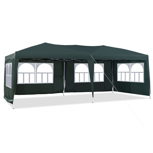 Partytent – Tuinpaviljoen – Feesttent – Tuintent – Overkapping – 3x6 Meter – Waterdicht Met UV-Bescherming – Stalen Frame Met Draagtas