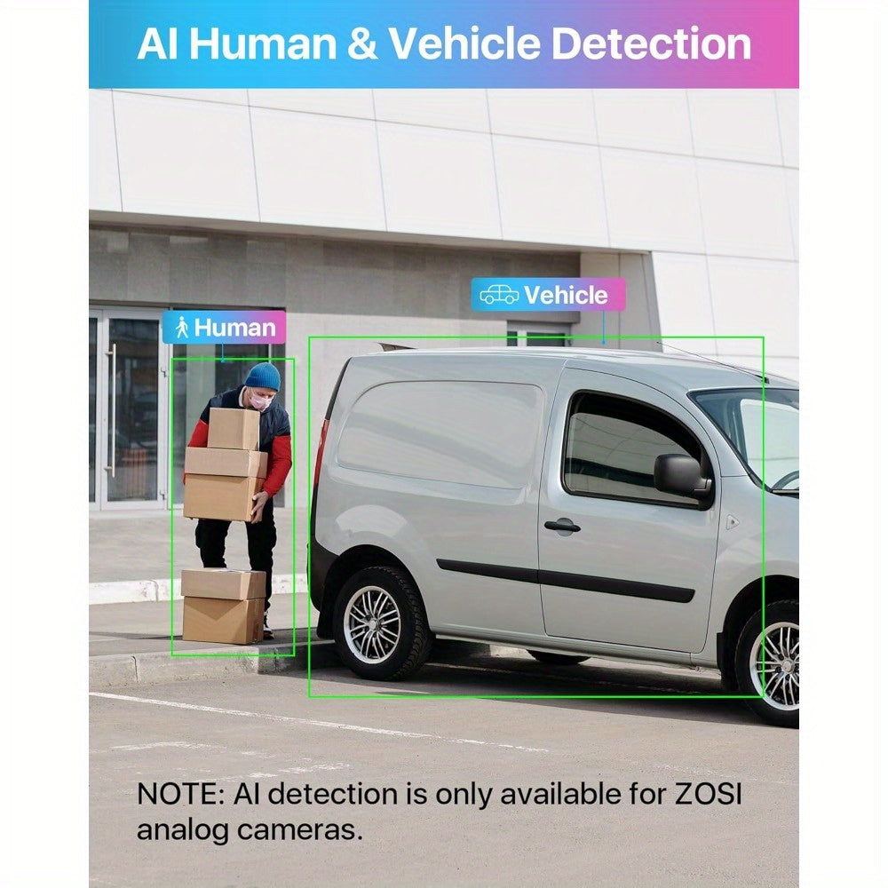 8-Kanaals Beveiligings-DVR – Security Recorder – Video-opnamesysteem – Surveillance Recorder – Toezicht DVR – 2TB HDD Opslag – Bewegingsdetectie Met Pushmeldingen