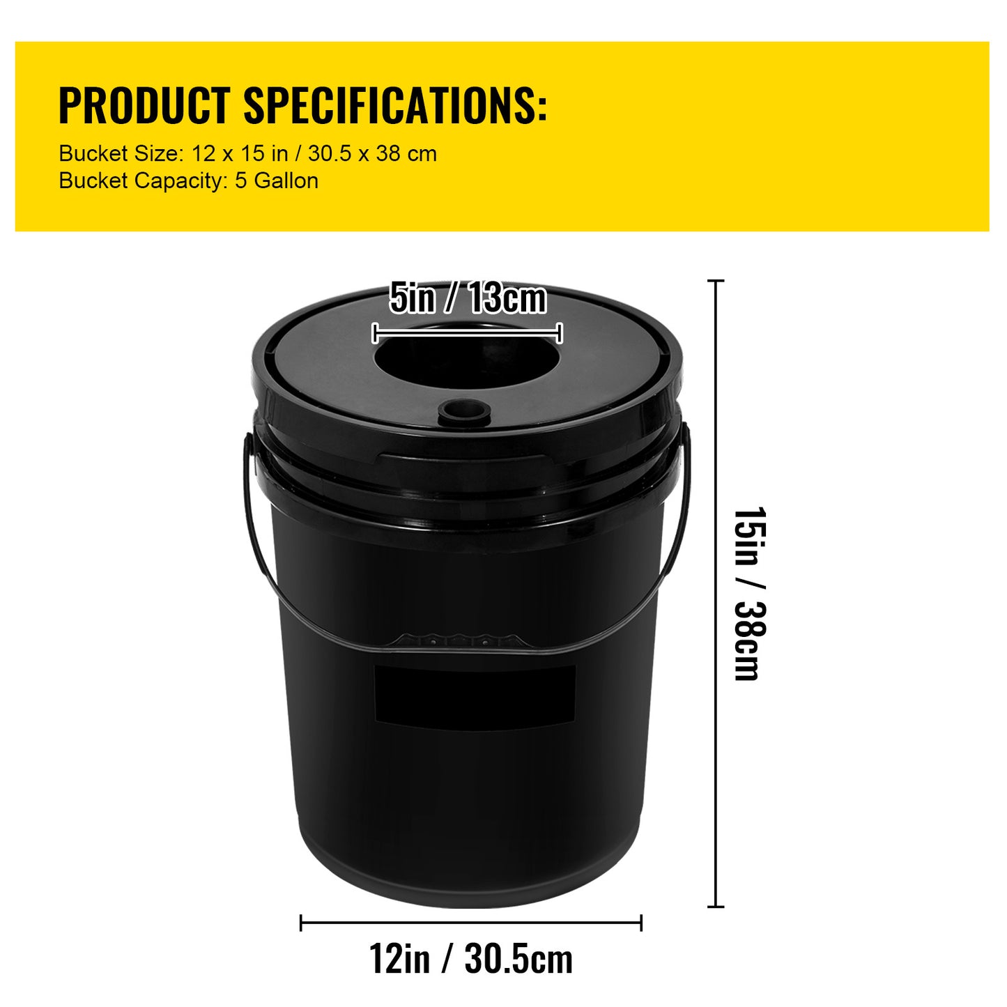 Hydroponicsysteem – Hydrocultuursysteem – Kweekset – Plantenbak – DWC Grow Kit – 20 Liter Capaciteit – Krachtige 8W Luchtpomp