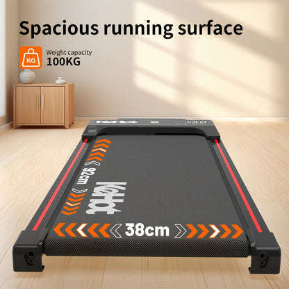 Home Smart Walking Treadmill with Multi-Function LED Display Quiet DC Motor 12 Preset Programs EU Plug 220-240V Ideal for Light Indoor Fitness