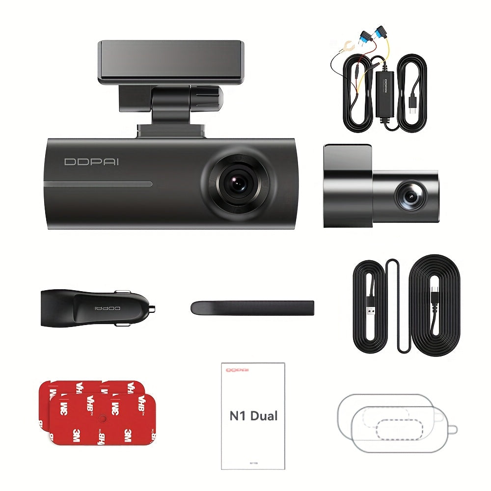 Dashcam – Dual Dashcam – Autocamera – Dashboard Camera – Video Recorder – Nachtzicht – App Bediening