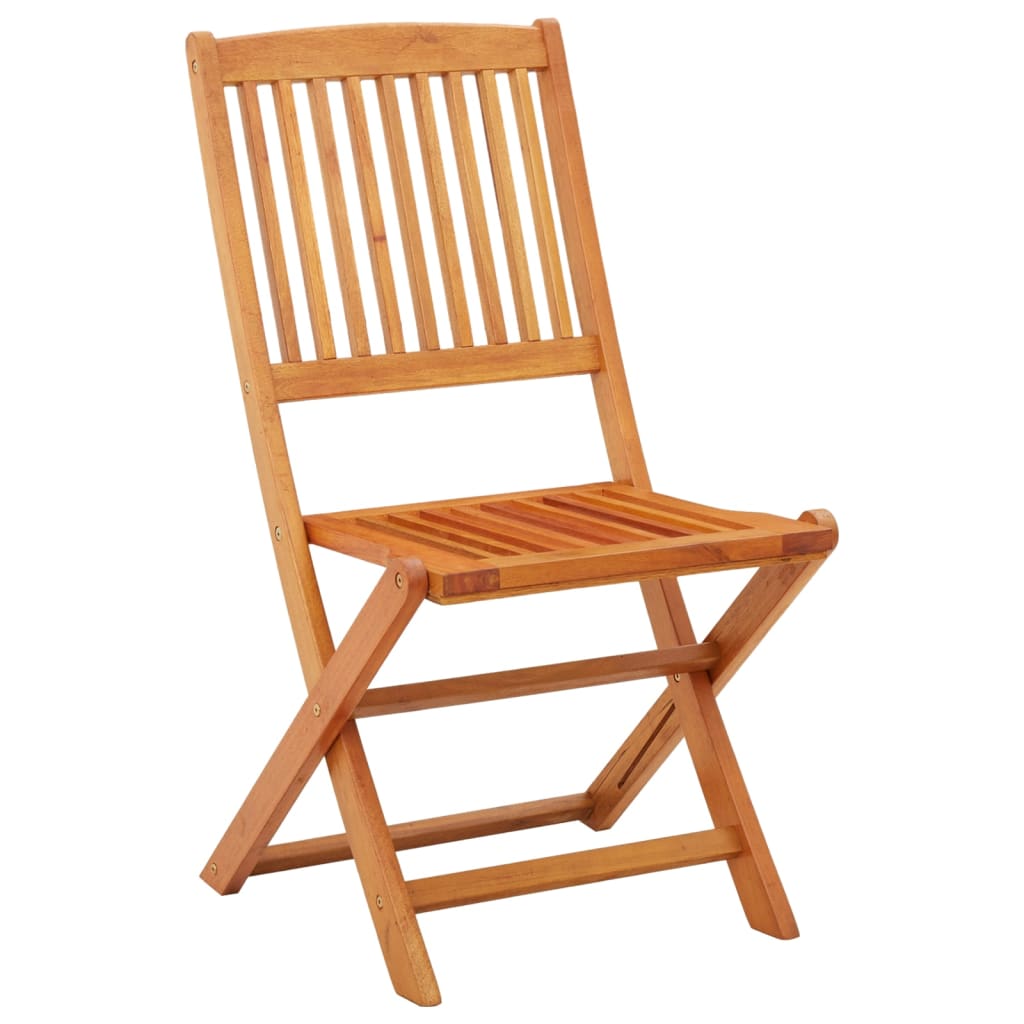 Vouwstoel Tuinstoel Klapstoel Balkonstoel Terrasstoel – Met Armleuning – Massief Eucalyptus Hout – Weerbestendig & Comfortabel